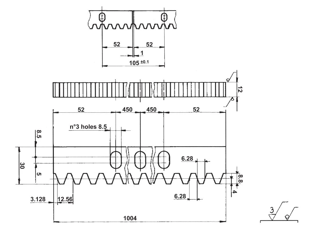 Standard Gear Rack3 Standard Gear Rack3